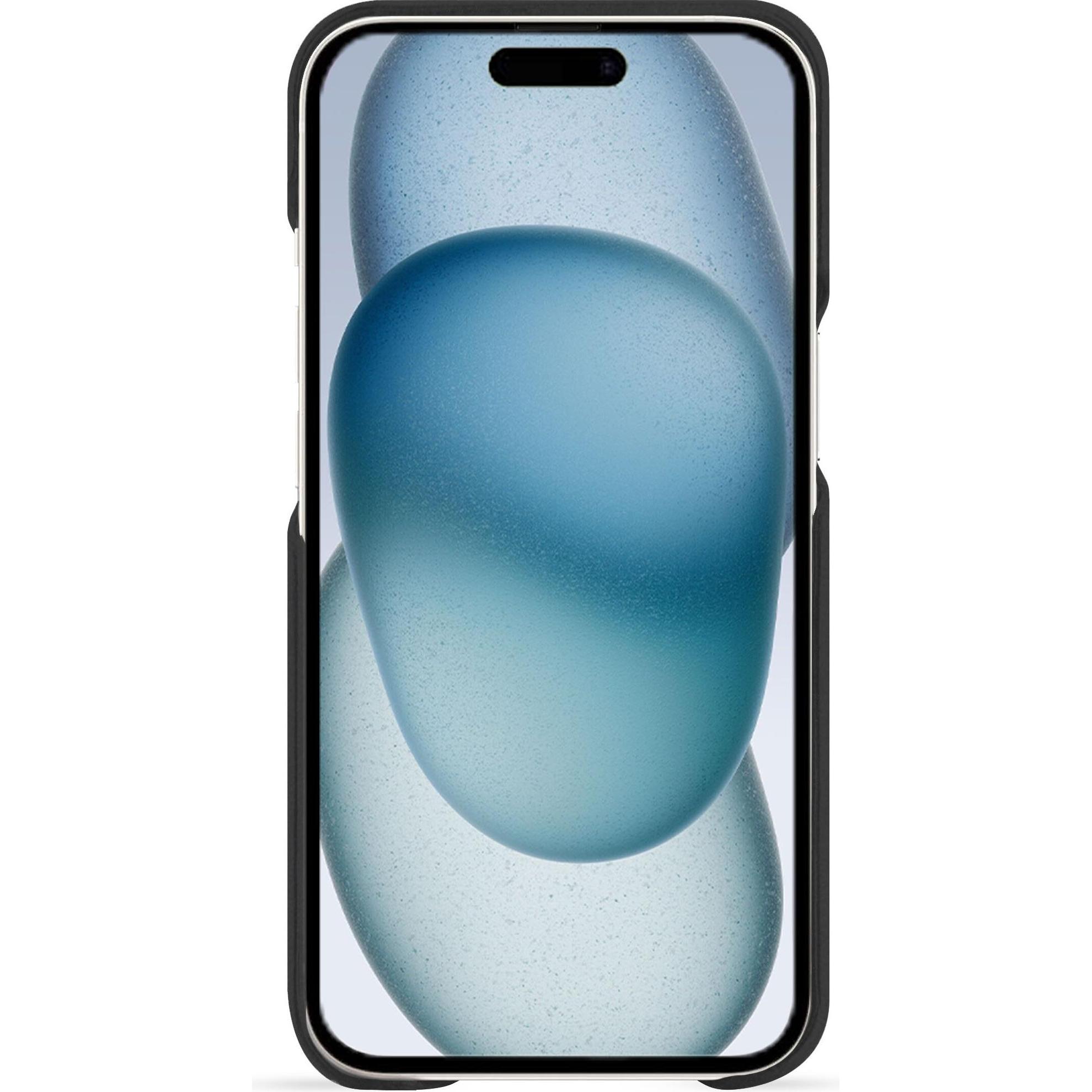 Thumbnail - Noreve Lederschutzhülle (Apple iPhone 15), Smartphone Hülle, Schwarz