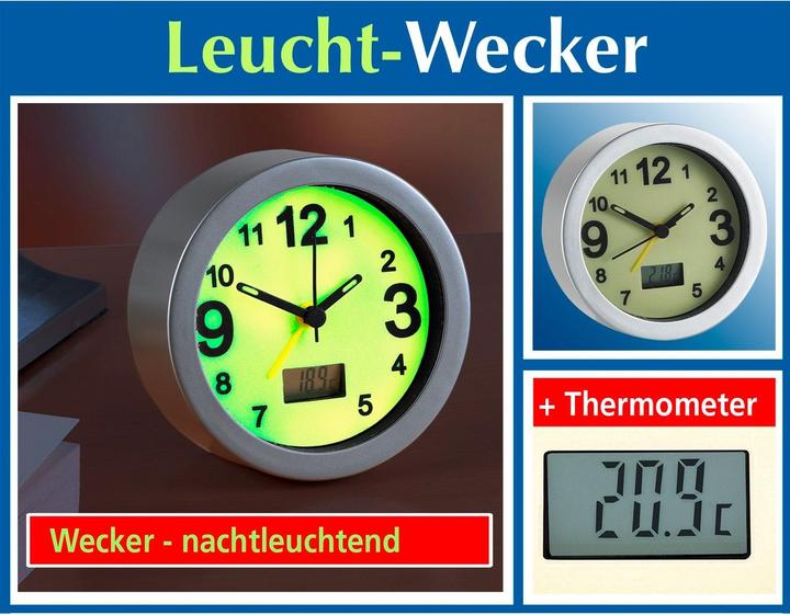 Actual product image Wenko Leucht-Wecker