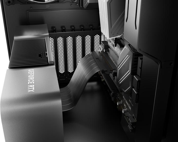 Actual product image be quiet! Riser Cable PCIe 4.0 200mm (20 cm, Riser card)