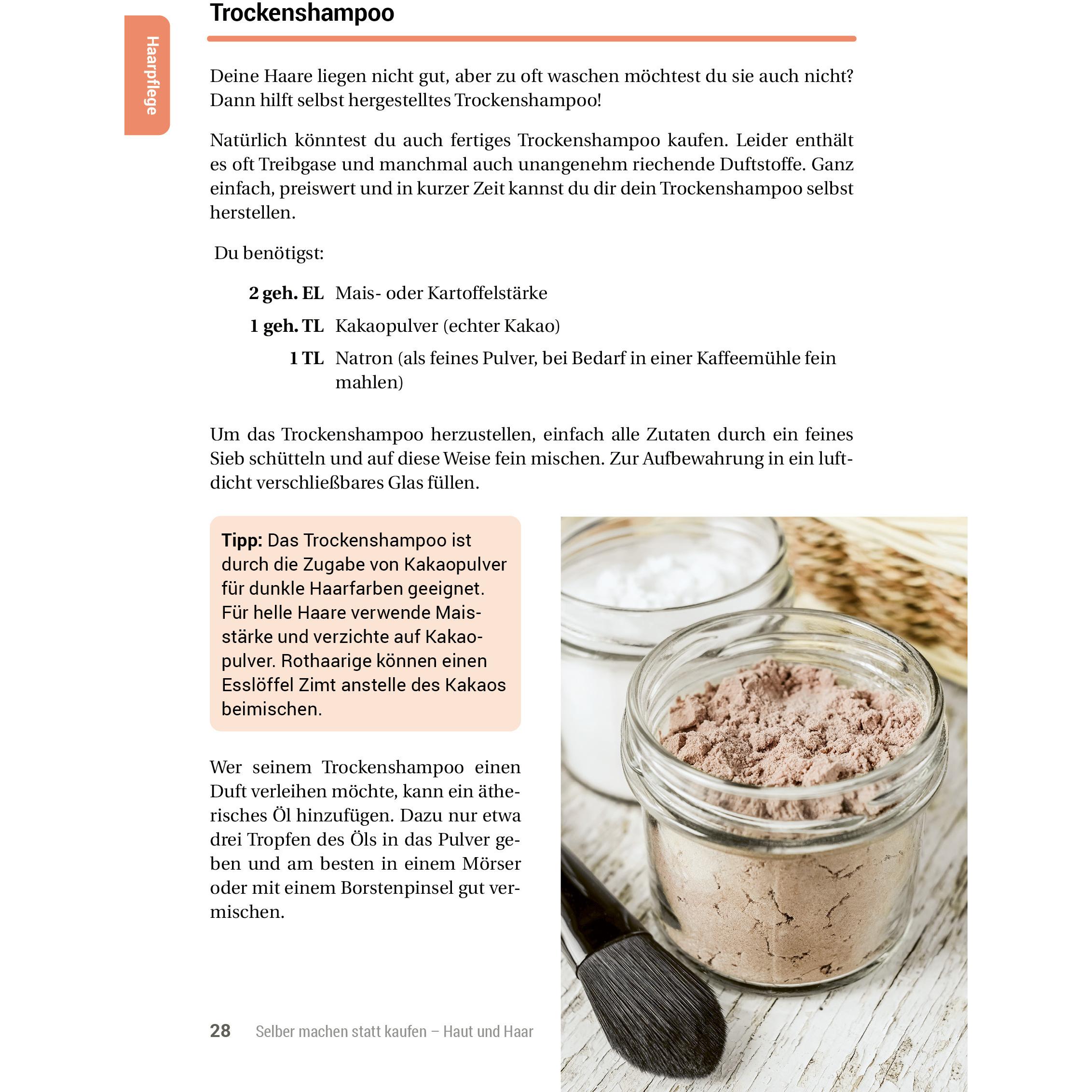 Thumbnail - Selber machen statt kaufen - Haut und Haar, Ratgeber von smarticular Verlag