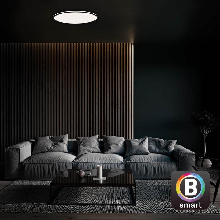 Produktbild Briloner B smart WiFi + Bluetooth CCT-LED Deckenleuchte mit Backlighteffekt (2500 lm)