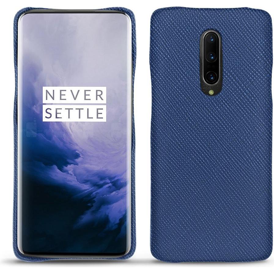 Thumbnail - Noreve Lederschutzhülle (OnePlus 7 Pro), Smartphone Hülle, Blau