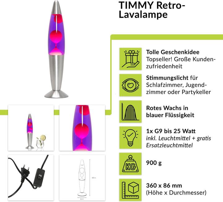 Image du produit Licht-Erlebnisse Timmy (210 lm, G9)