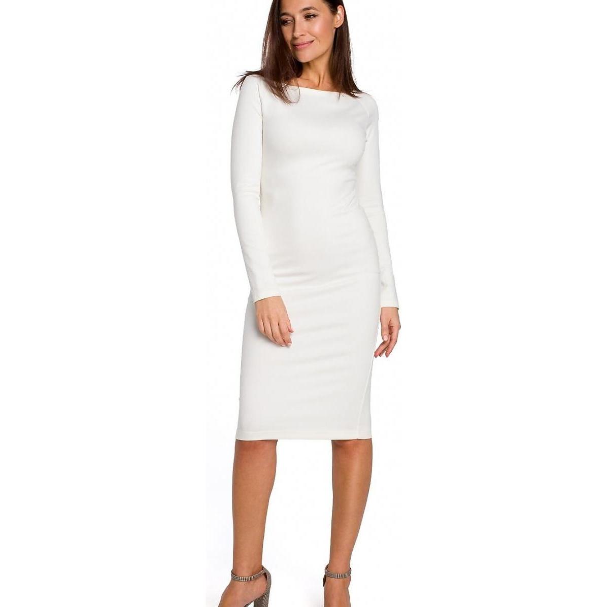 Stylove, Damen, Kleider, Alltagskleid, Beige, (M)