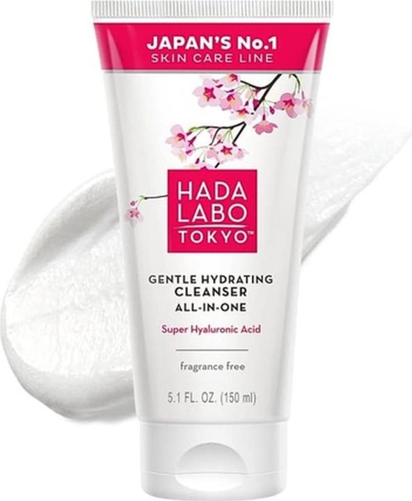 Hada Labo Tokyo Super Hyaluronic Acid Gentle Hydrating Cleanser All-In-One