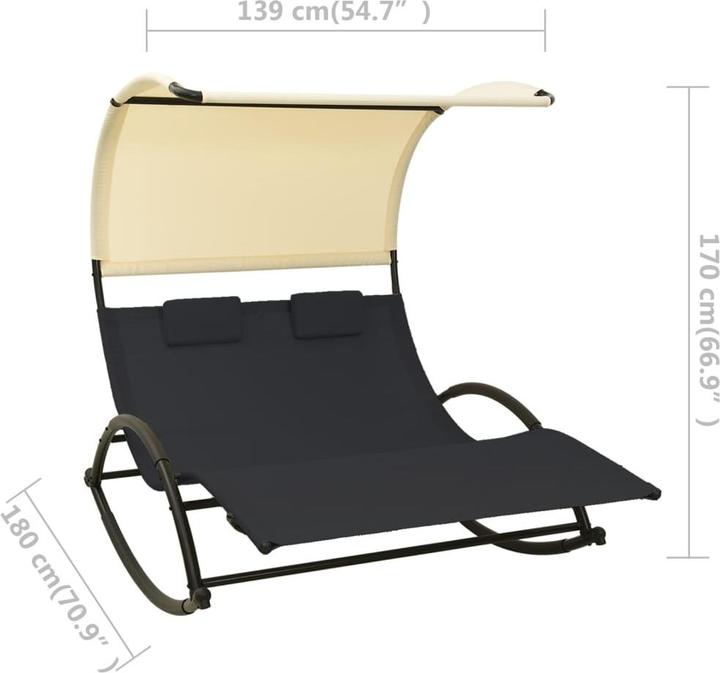 Immagine prodotto vidaXL Sonnenliege (180 cm)