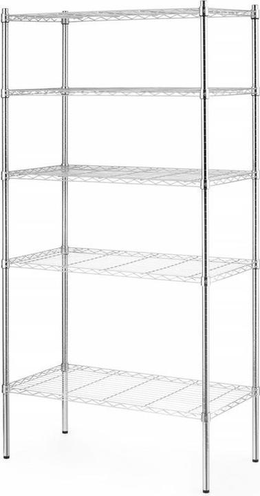 Produktbild Hendi Lagerregal mit 5 Regalen Cr 455x910x1830 mm