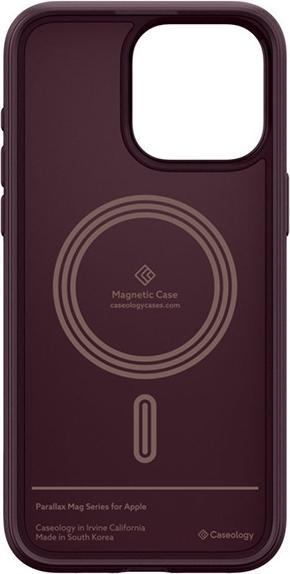 Image du produit Caseology Parallax MAG iPhone 15 Pro Max 6.7" Magsafe Burgundowy/Burgundy ACS06616 (Apple iPhone 15 Pro Max)
