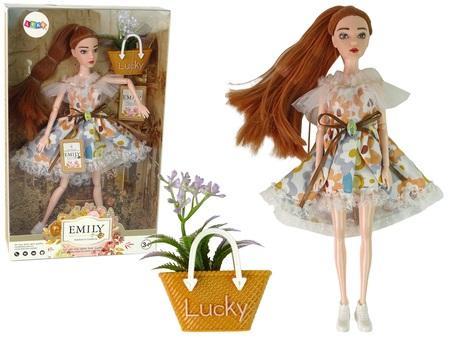 Actual product image Triton Emily Herbstpuppe, langes rotes Haar, Blumen