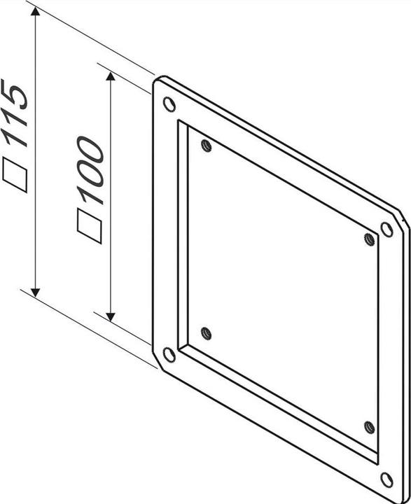 Produktbild Roline VESA Adapter 75mm auf 100mm (Wand, 32", 6 kg)
