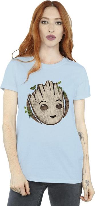 Produktbild I Am Groot Wooden Head TShirt (M)