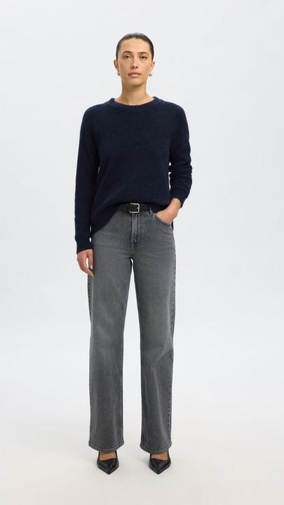 Produktbild Selected Rundhalsausschnitt Woll Pullover (M)