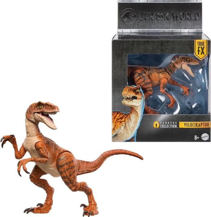 Immagine prodotto Jurassic World Hammond Collection Pack Dino #4 - Velociraptor Tiger
