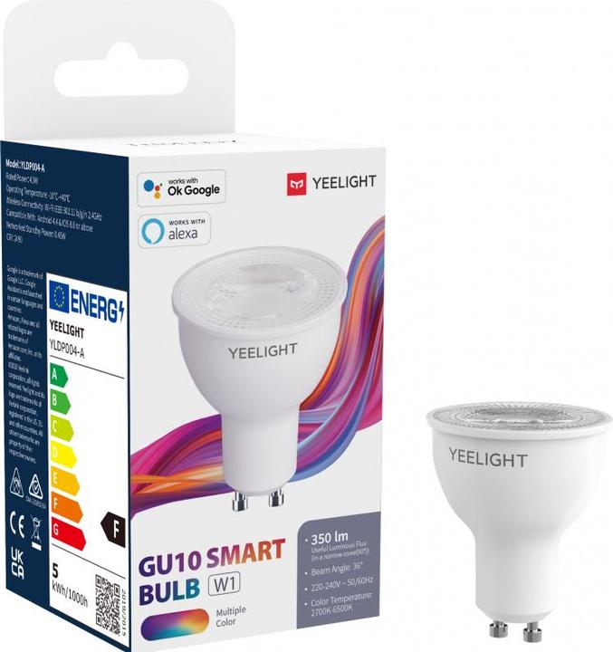 Image du produit Yeelight Smart LED (GU10, 4.50 W, 350 lm, 1 x, F)