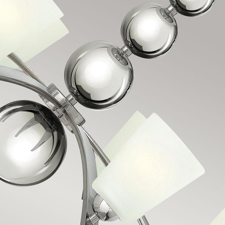 Produktbild Elstead Lighting Zelda Kronleuchter E27 8-fach Poliertes Nickel (96.50 cm)