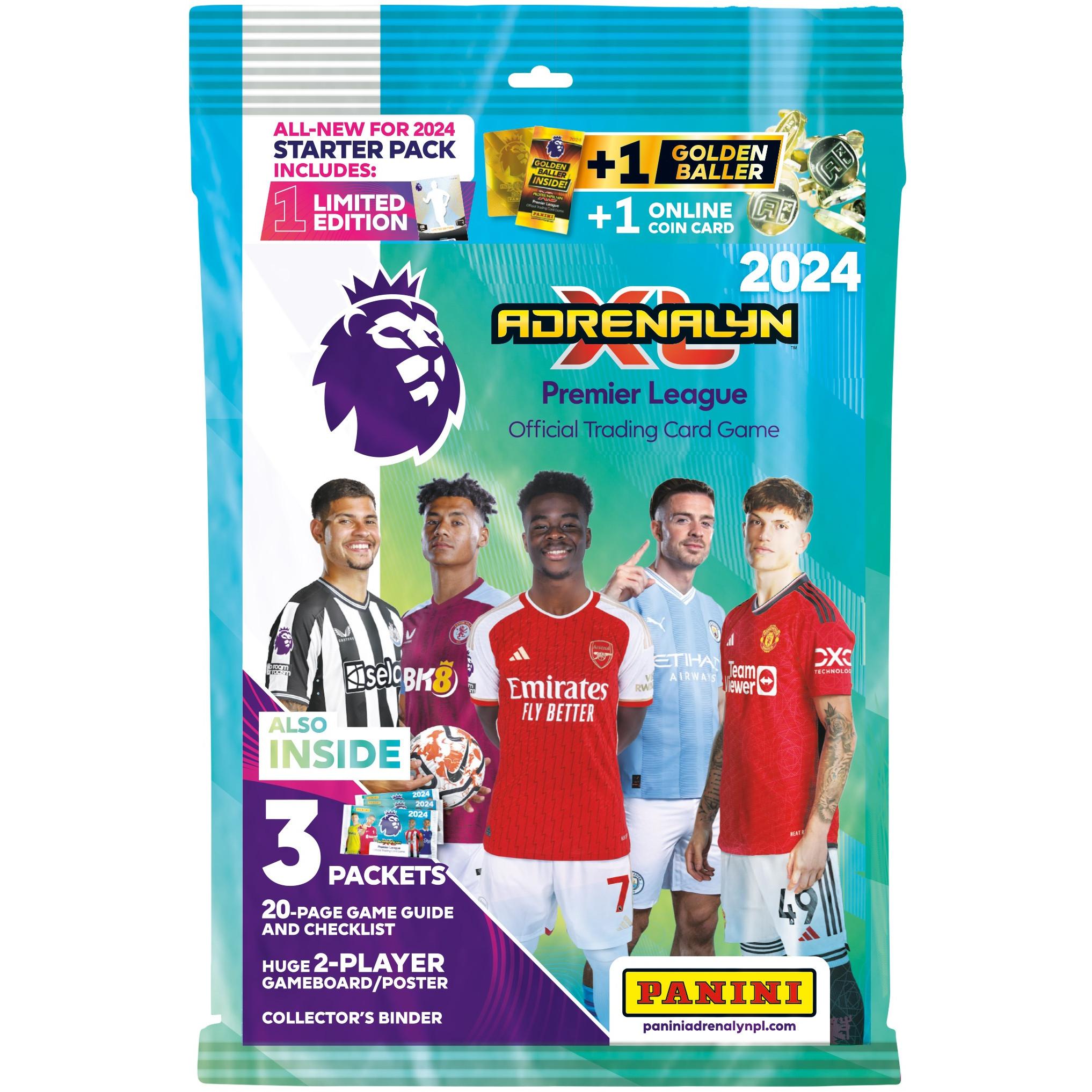 Panini Premier League TC 2024 Starterset (Inglese, Pacchetto Booster)