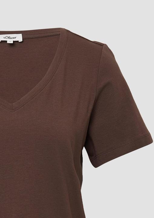 Produktbild S.Oliver T-Shirt T-Shirt mit V-Ausschnitt (34)
