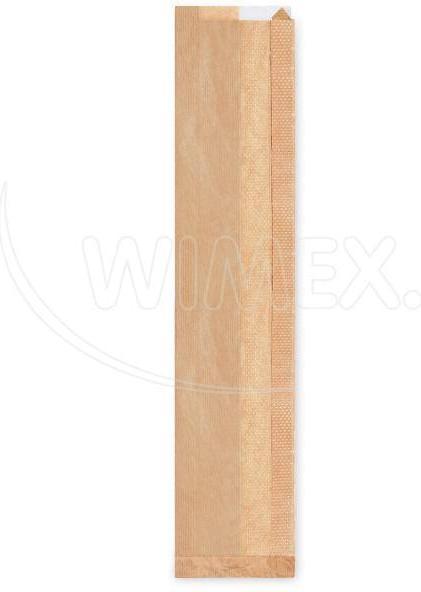 Nährwerte und Zutaten Wimex.eu Papier Faltenbeutel mit Fenster 8cm 12+5 x 59 cm Baguette - 1000 Stück (1000 Stück)