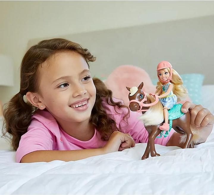 Actual product image Barbie Chelsea blonde with bangs