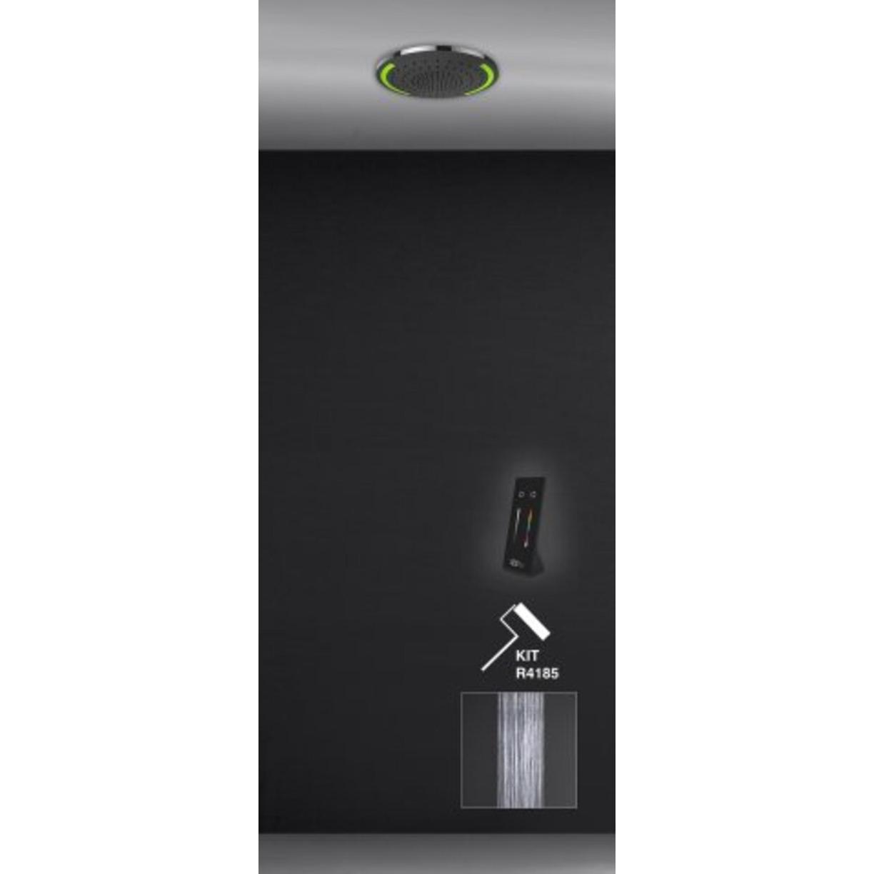 Gessi, Duschsystem, Colour, Multifunktions Dusch-Einbau-System, rund, Durchmesser 355mm, Strahlart Regen, inkl. Li