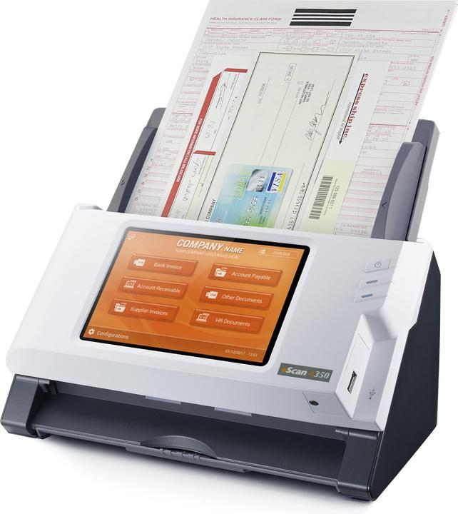 Actual product image Plustek eScan A350 Enterprise (LAN, WLAN)