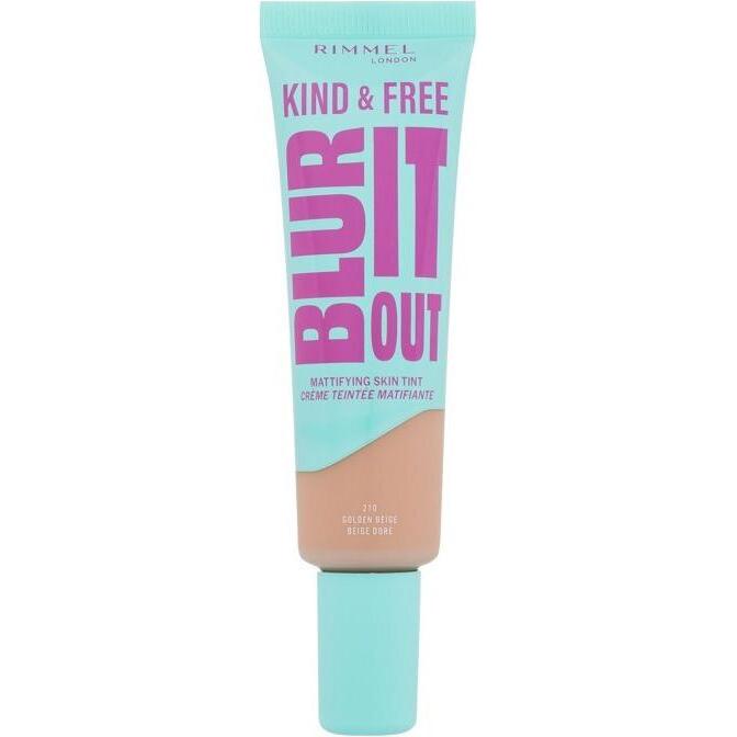 Rimmel London, Foundation, Kind & Free Blur It Out Mattifying Skin Tint (210 Golden Beige)