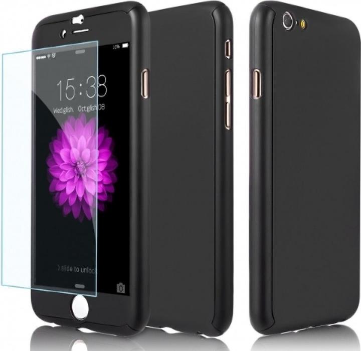Floveme 360 degree bulletproof glass case iPhone 8 all-round protection (1 Piece, Apple iPhone 8)