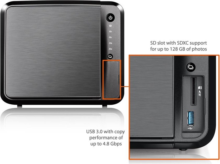 Actual product image Zyxel Nas540