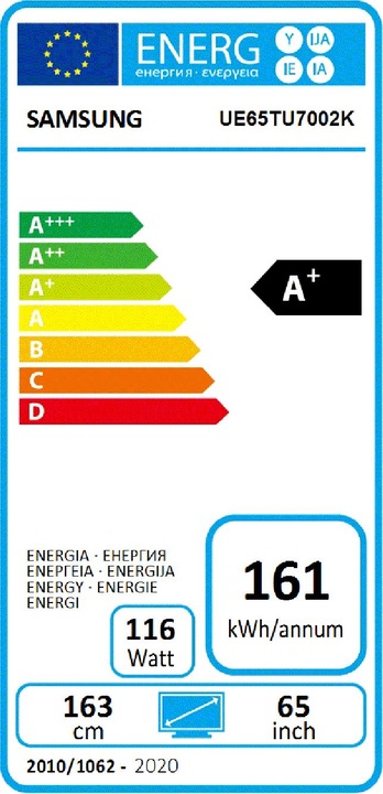 Energy Label Samsung Galaxy Tab Active Pro (WLAN only, 10.10", 64 GB, Black)