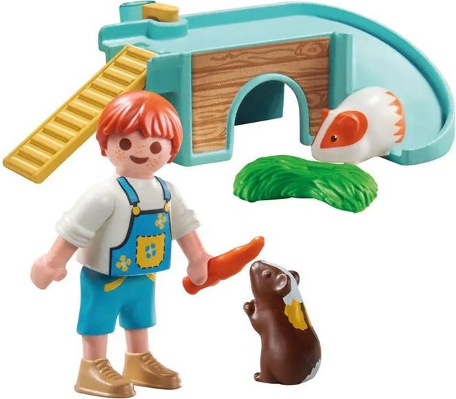 Productafbeelding Playmobil Jongen met cavia (71746)