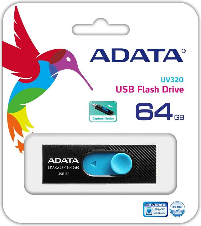 Actual product image Adata UV320 (64 GB, USB-A)