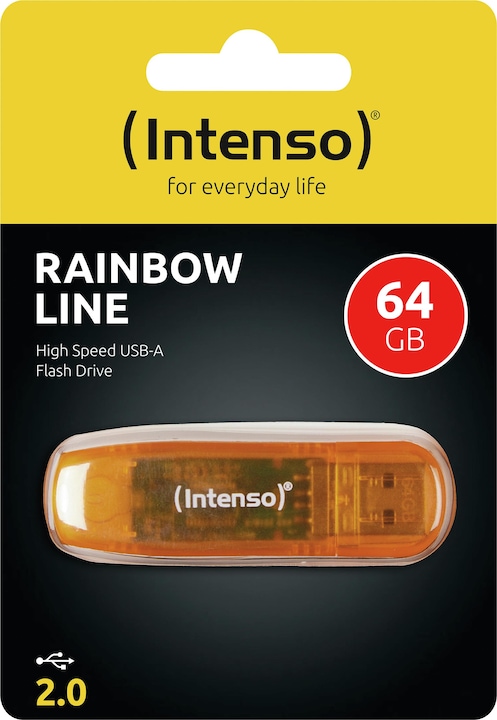 Produktbild Intenso Rainbow Line (64 GB, USB-A, USB 2.0)