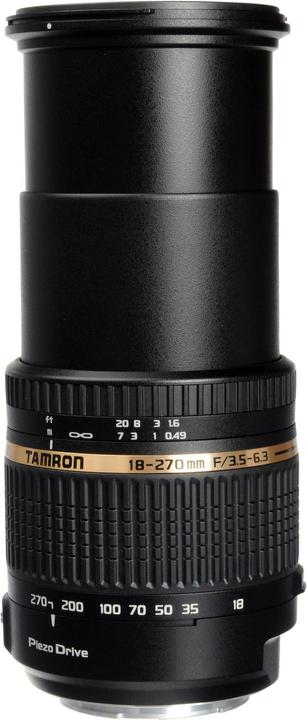 Immagine prodotto Tamron AF 18-270mm, f/3,5-6,3 Di II VC PZD, Canon EF-S (Canon EF-S, APS-C / DX)