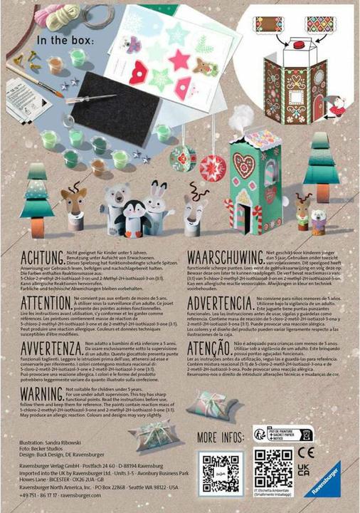 Actual product image Ravensburger EcoCreate Midi Wintertime D/F/I/NL/EN