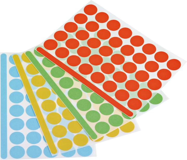 Magnetoplan Round sticker, self adhesive