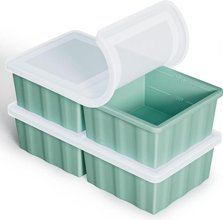 Produktbild 2er-Set Gefrierform-Set mit Deckel (0.50 l)