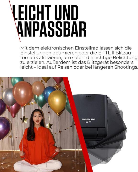 Produktbild Canon Speedlite EL-10 (Aufsteckblitz, Canon)