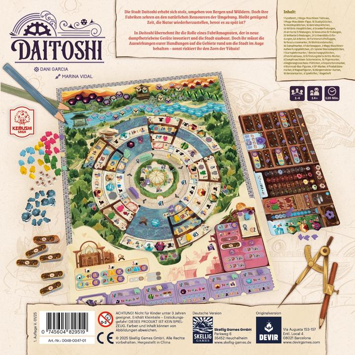 Produktbild Skellig Games Daitoshi (Deutsch, 1 - 4 Spieler)
