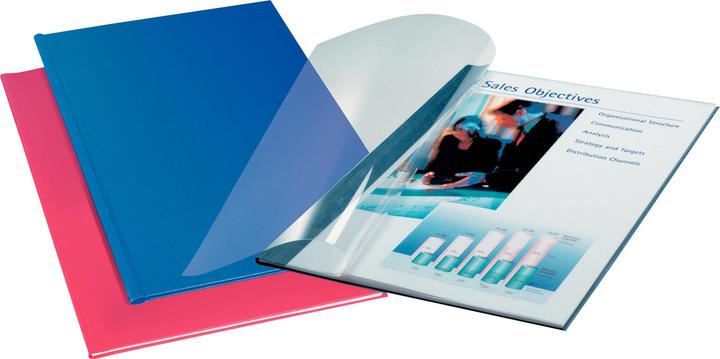 Produktbild Leitz impressBIND Mappen Soft Cover A4 10 Stk. - 3,5 mm, blau (A4, 10x)