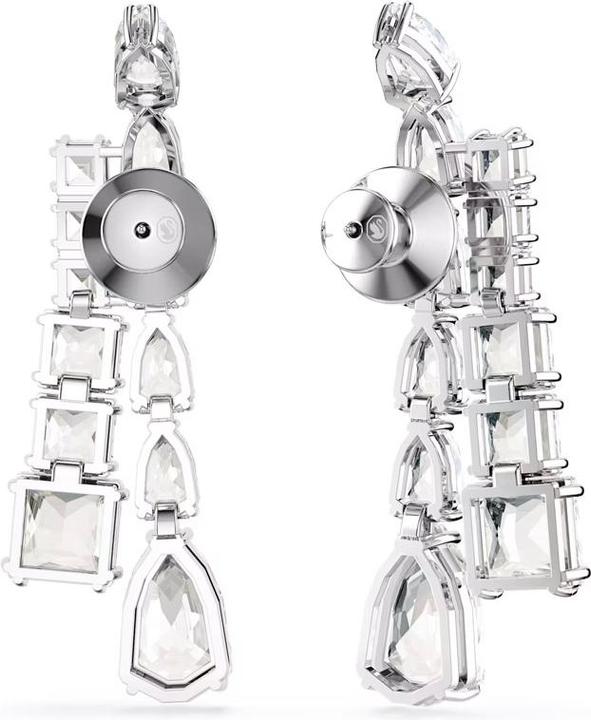Immagine prodotto Swarovski Orecchini Matrix a goccia di vari tagli bianchi (Metallo Swarovski)