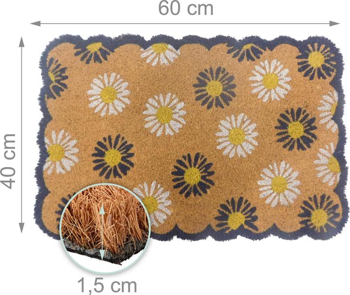 Produktbild Relaxdays Fussmatte (60 x 40 cm)