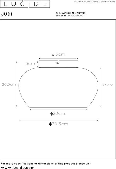 Actual product image Lucide Judi (E27)