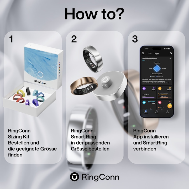 Produktbild RingConn Smart Ring Gen 2 Air (12, Gold)