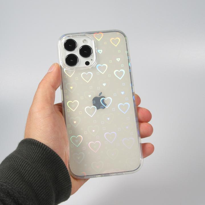 Image du produit PhoneLook Coque coeurs irisés effet animé (Apple iPhone 13 Pro Max)