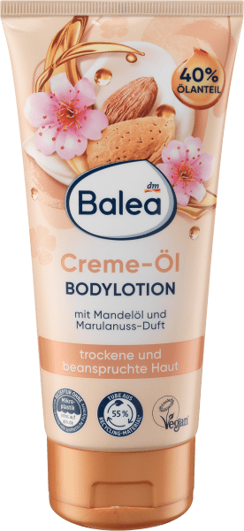 Immagine prodotto dm Balea Crema di olio Lozione per il corpo Olio di mandorle (Crema corpo, Olio corpo, 200 ml)