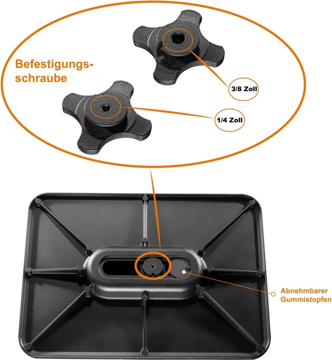 Produktbild Walimex Stativ Laptop und Projektorplatte (Metall, Kunststoff)
