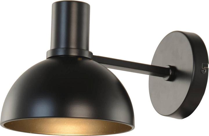 Lucande Mostrid Wall Lamp in Black Iron (E27)