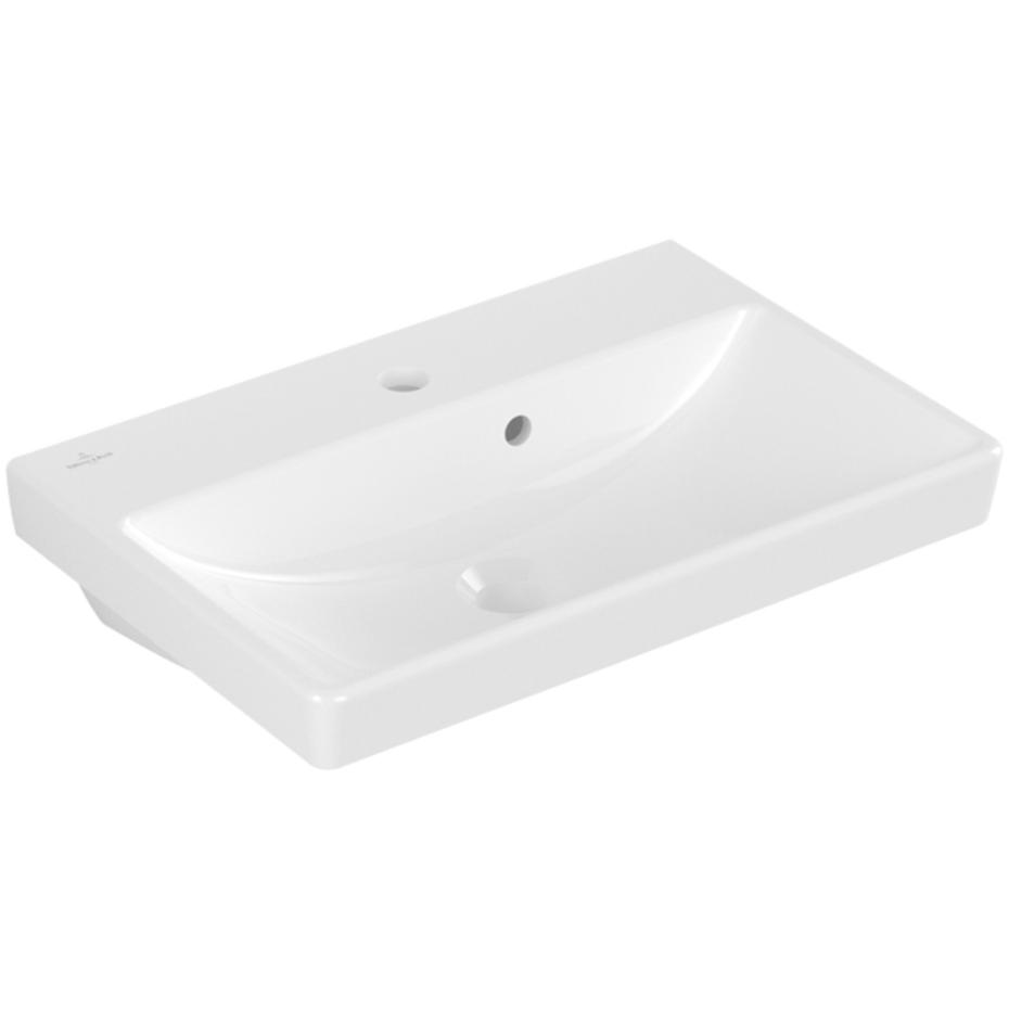 Villeroy & Boch, Waschbecken, Waschtisch Avento 55 x 37 cm wei 4A005501 (370 mm, 550 mm)