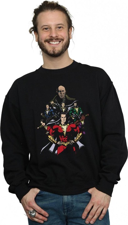 Actual product image Mens Shazam Team Up Sweatshirt (XXL)
