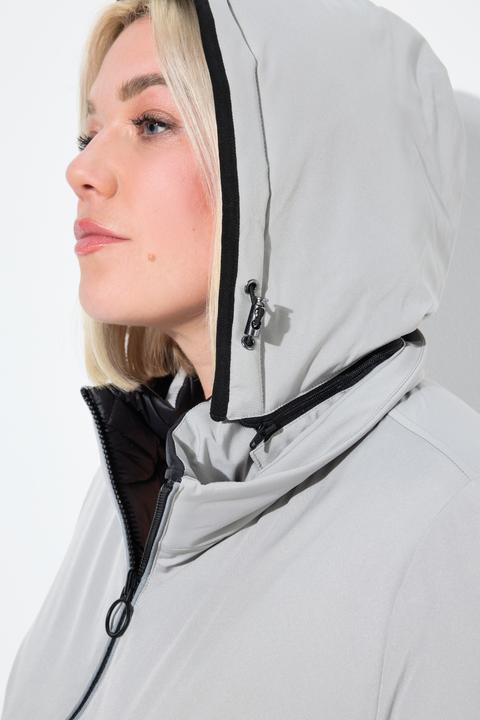 Produktbild Ulla Popken HYPRAR Wende-Steppjacke, Reflektor, 2-Wege-Zipper (54)
